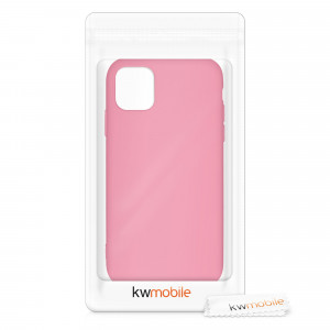 Husa pentru Apple iPhone 11, Silicon, Roz, 50791.212 - Img 7