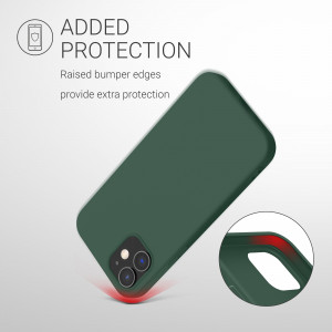 Husa pentru Apple iPhone 12 / iPhone 12 Pro, Silicon, Verde, 53938.169 - Img 7