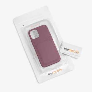 Husa pentru Apple iPhone 12 / iPhone 12 Pro, Silicon, Violet, 55112.190, kwmobile - Img 8