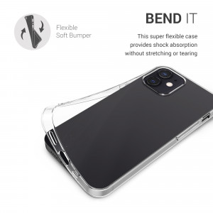 Husa pentru Apple iPhone 12 Mini, Silicon, Transparent, 54408.03 - Img 3