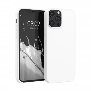 Husa pentru Apple iPhone 12 Pro Max, Silicon, Alb, 52644.02 - Img 1