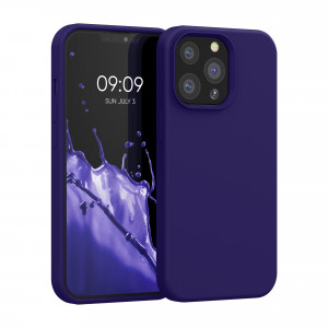 Husa pentru Apple iPhone 13 Pro, Silicon, Albastru, 55880.226, kwmobile - Img 1
