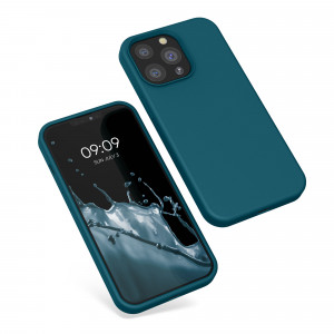 Husa pentru Apple iPhone 13 Pro, Silicon, Verde, 55880.57, kwmobile - Img 2