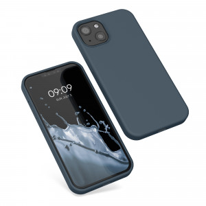 Husa pentru Apple iPhone 13, Silicon, Albastru, 55878.202, kwmobile - Img 2