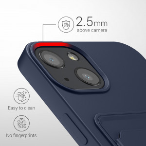 Husa pentru Apple iPhone 13, Silicon, Albastru, 55955.17, kwmobile - Img 4