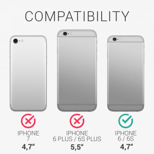 Husa pentru Apple iPhone 6 / iPhone 6s, Silicon, Albastru, 40223.228, kwmobile - Img 5