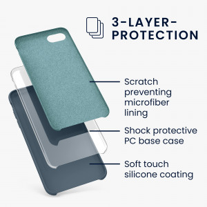 Husa pentru Apple iPhone 8 / iPhone 7 / iPhone SE 2, Silicon, Albastru, 40225.202 - Img 3