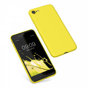 Husa pentru Apple iPhone 8 / iPhone 7 / iPhone SE 2, Silicon, Galben, 49979.165, kwmobile - Img 2