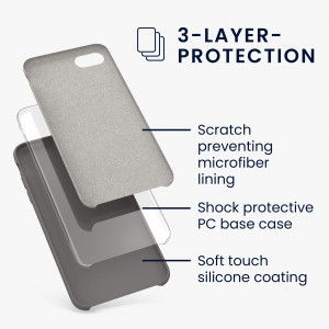 Husa pentru Apple iPhone 8 / iPhone 7 / iPhone SE 2, Silicon, Gri, 40225.155 - Img 3