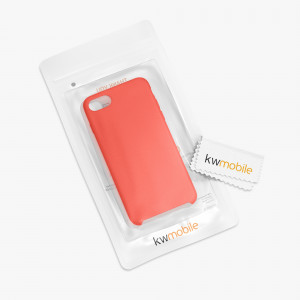 Husa pentru Apple iPhone 8 / iPhone 7 / iPhone SE 2, Silicon, Portocaliu, 40225.69 - Img 8