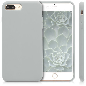 Husa pentru Apple iPhone 8 Plus / iPhone 7 Plus, Silicon, Gri, 40842.70 - Img 2
