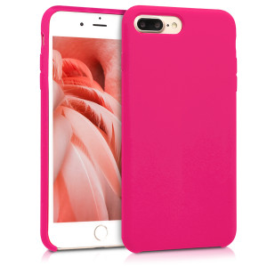 Husa pentru Apple iPhone 8 Plus / iPhone 7 Plus, Silicon, Roz, 40842.08 - Img 1