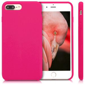 Husa pentru Apple iPhone 8 Plus / iPhone 7 Plus, Silicon, Roz, 40842.08 - Img 2