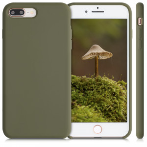 Husa pentru Apple iPhone 8 Plus / iPhone 7 Plus, Silicon, Verde, 40842.196 - Img 2