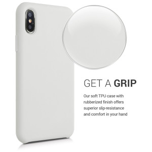 Husa pentru Apple iPhone X / iPhone XS, Silicon, Alb, 46313.02 - Img 4