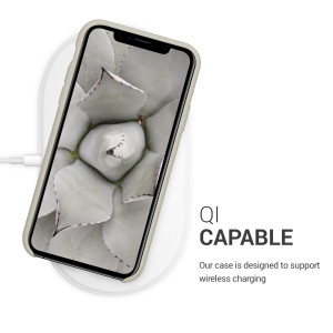 Husa pentru Apple iPhone X / iPhone XS, Silicon, Bej, 42495.11 - Img 7