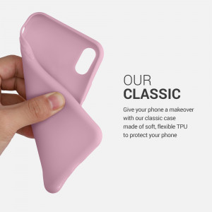 Husa pentru Apple iPhone X / iPhone XS, Silicon, Mov, 42492.10, kwmobile - Img 4