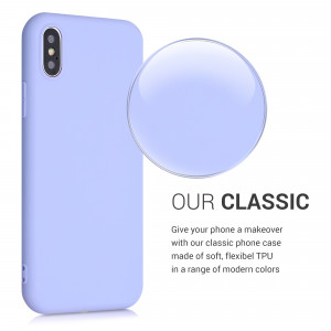 Husa pentru Apple iPhone X / iPhone XS, Silicon, Mov, 42492.139 - Img 4