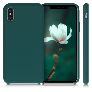 Husa pentru Apple iPhone X / iPhone XS, Silicon, Verde, 42495.184 - Img 2