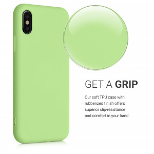 Husa pentru Apple iPhone X / iPhone XS, Silicon, Verde, 49982.214 - Img 5