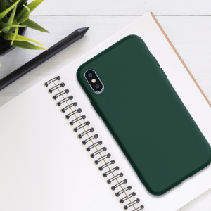 Husa pentru Apple iPhone X / iPhone XS, Silicon, Verde, 52975.169 - Img 3
