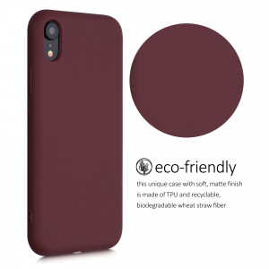 Husa pentru Apple iPhone XR, Fibre vegetale, Violet, 49105.190 - Img 4