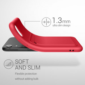 Husa pentru Apple iPhone XR, Silicon, Roz, 55116.09, kwmobile - Img 3