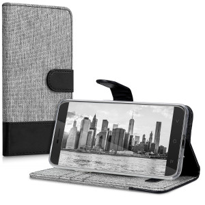 Husa pentru Blackview A10, Textil, Gri, 43720.01 - Img 2