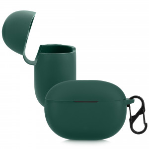 Husa pentru casti Beats Studio Buds, Kwmobile, Verde, Silicon, 55796.80 - Img 2