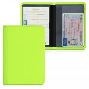 Husa pentru documente auto, Kwmobile, Verde, Neopren, 55381.44 - Img 2