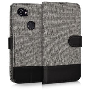 Husa pentru Google Pixel 2 xL, Textil, Gri, 43355.22 - Img 3