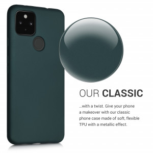 Husa pentru Google Pixel 4a 5G, Silicon, Verde, 53780.14 - Img 4