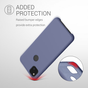 Husa pentru Google Pixel 4a, Silicon, Albastru, 52549.168 - Img 6