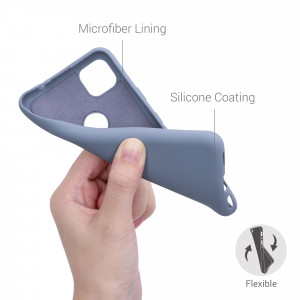 Husa pentru Google Pixel 4a, Silicon, Albastru, 52622.12 - Img 4