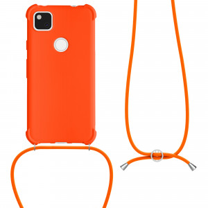Husa pentru Google Pixel 4a, Silicon, Portocaliu, 53842.150 - Img 2