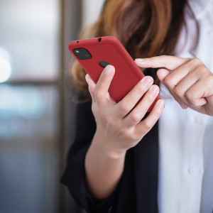 Husa pentru Google Pixel 4a, Silicon, Rosu, 52549.208 - Img 4