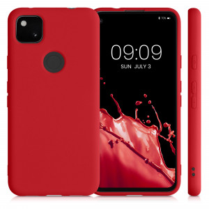 Husa pentru Google Pixel 4a, Silicon, Rosu, 52622.208, kwmobile - Img 2