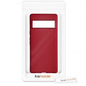 Husa pentru Google Pixel 6 Pro, Silicon, Rosu, 55856.36, kwmobile - Img 7
