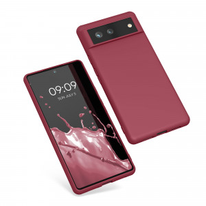 Husa pentru Google Pixel 6, Silicon, Rosu, 55434.209, kwmobile - Img 2