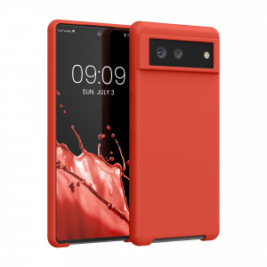 Husa pentru Google Pixel 6, Silicon, Rosu, 55480.218, kwmobile - Img 1