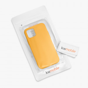 Husa pentru iPhone 12 Pro Max, Silicon, Galben, 52644.217 - Img 8