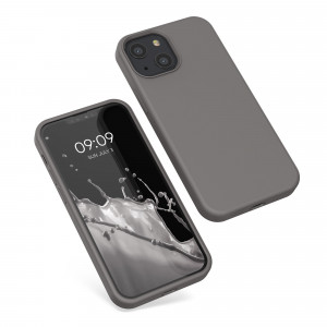 Husa pentru iPhone 13 Mini, Silicon, Gri, 55877.155 - Img 2