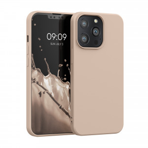 Husa pentru iPhone 13 Pro, Silicon, Crem, 55962.154 - Img 1
