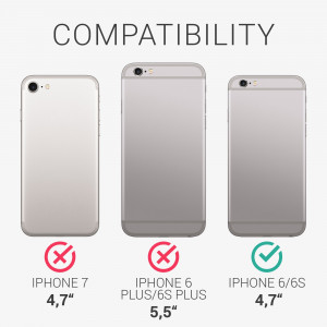 Husa pentru iPhone 6 / iPhone 6s, Silicon, Albastru, 40223.224 - Img 6