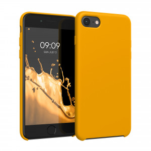 Husa pentru iPhone 8 / iPhone 7 / iPhone SE 2, Silicon, Portocaliu, 40225.201 - Img 1