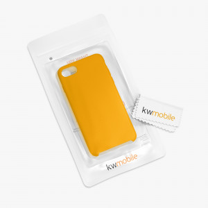 Husa pentru iPhone 8 / iPhone 7 / iPhone SE 2, Silicon, Portocaliu, 40225.201 - Img 8