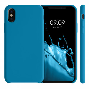 Husa pentru iPhone X / iPhone XS, Silicon, Albastru, 42495.224 - Img 2