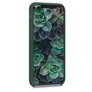 Husa pentru iPhone X / iPhone XS, Silicon, Verde, 46313.80 - Img 3