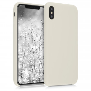 Husa pentru iPhone XS Max, Silicon, Crem, 45909.204 - Img 1