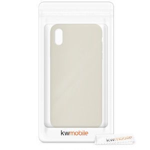 Husa pentru iPhone XS Max, Silicon, Crem, 45909.204 - Img 7